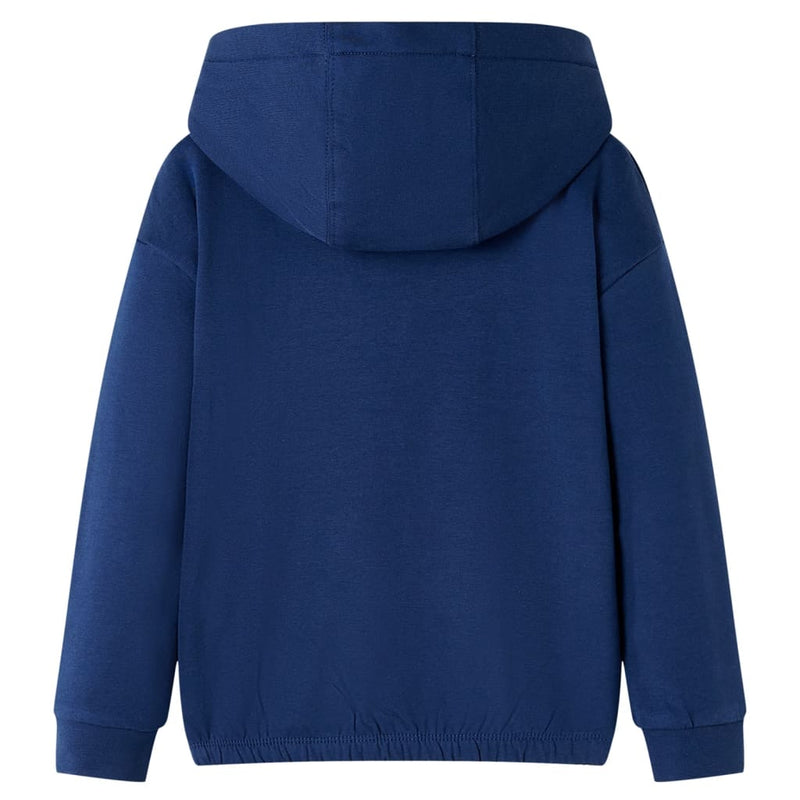 Kinder-Kapuzenpullover Marineblau 116