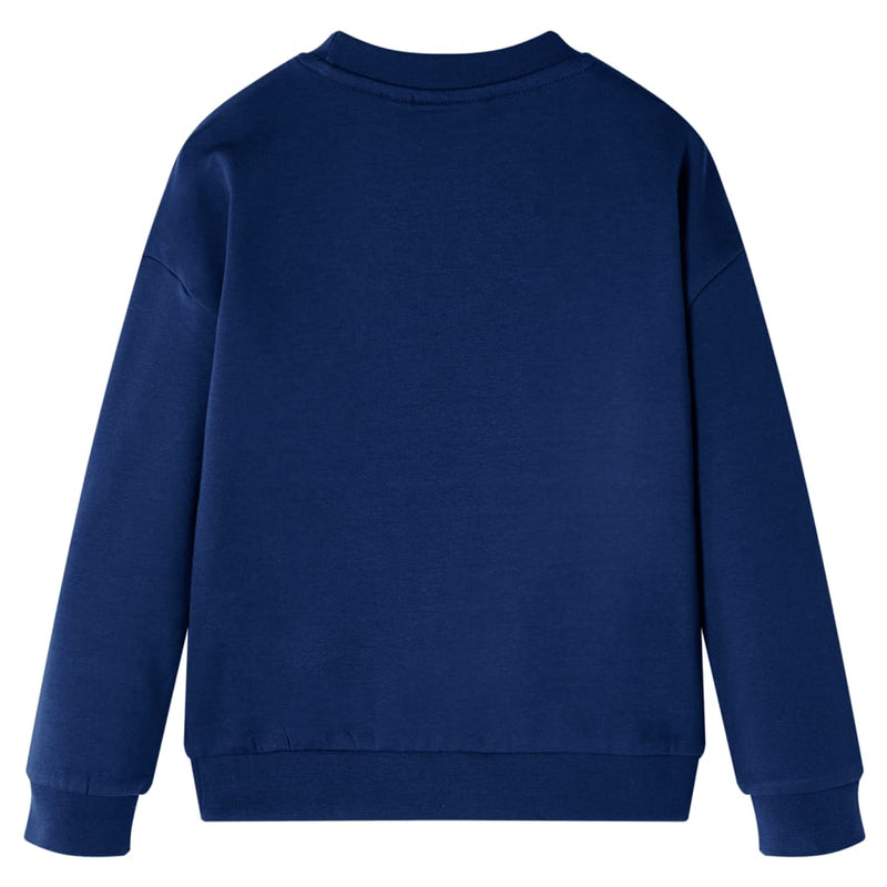 Kinder-Sweatshirt Marineblau 104