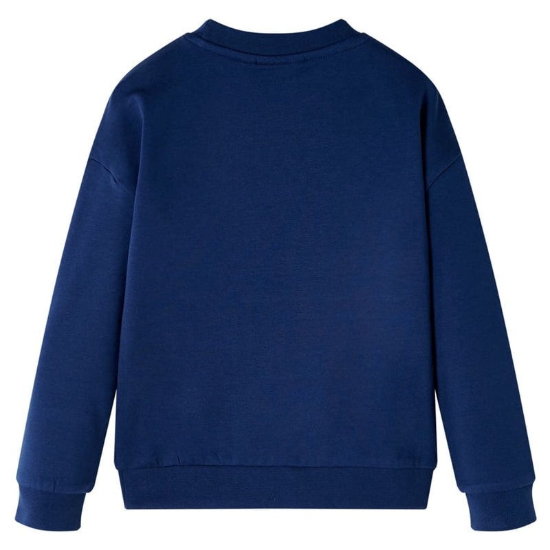 Kinder-Sweatshirt Marineblau 140