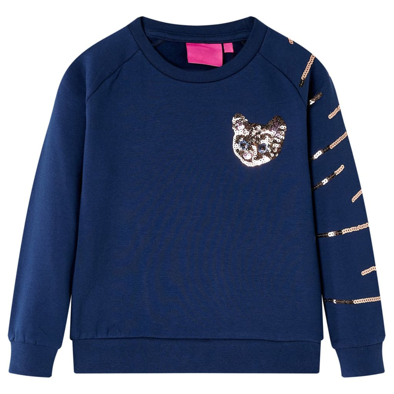 Kinder-Sweatshirt Marineblau 92