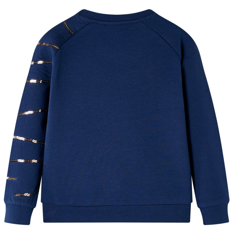 Kinder-Sweatshirt Marineblau 92