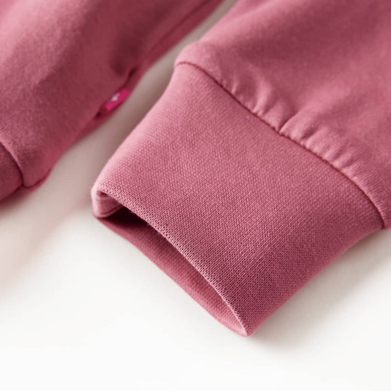 Kinder-Sweatshirt Himbeerrosa 140