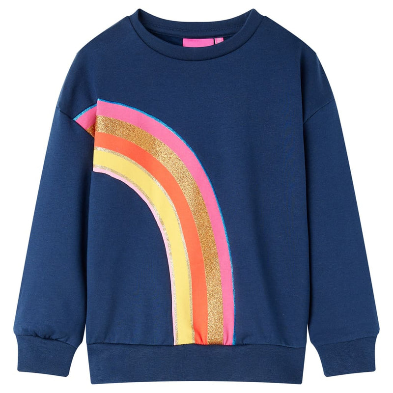 Kinder-Sweatshirt Marineblau 92