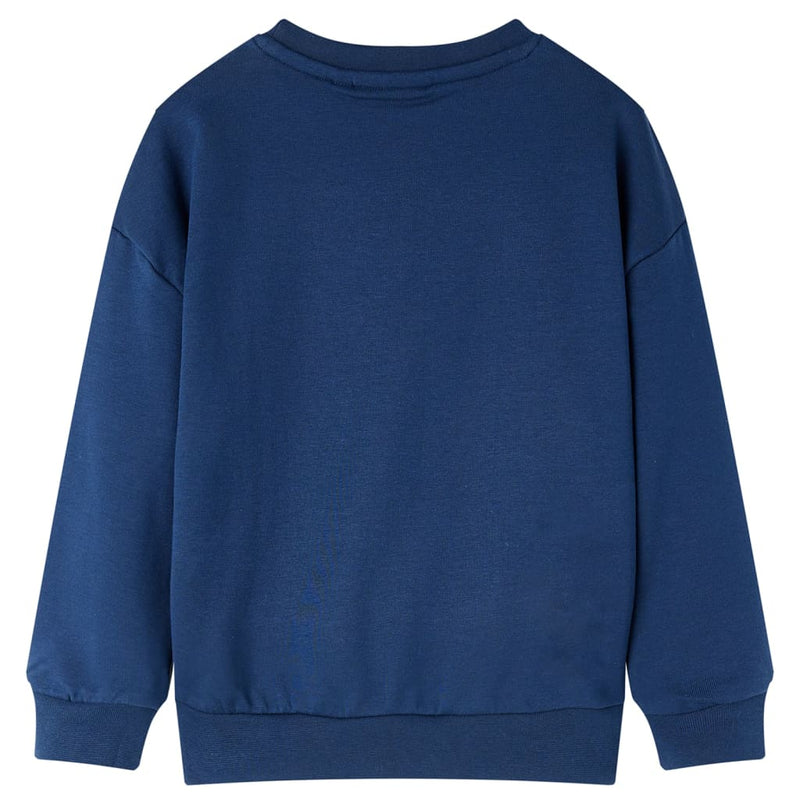 Kinder-Sweatshirt Marineblau 116