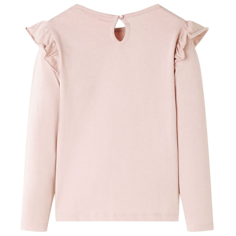 Kinder-Langarmshirt Rosa 92