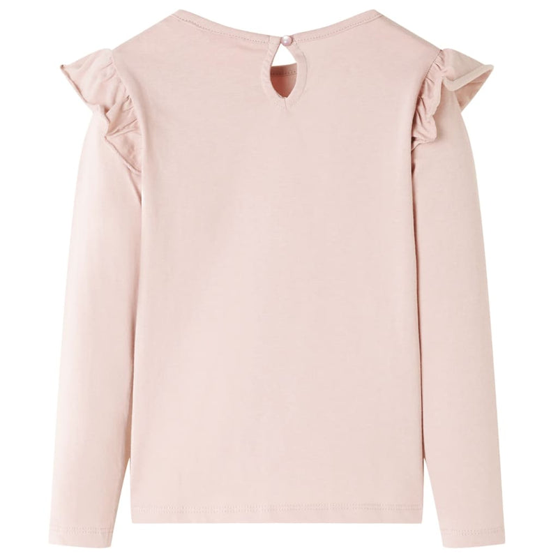 Kinder-Langarmshirt Rosa 116