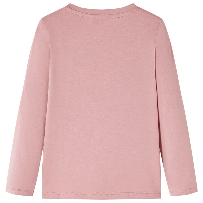 Kinder-Langarmshirt Rosa 140