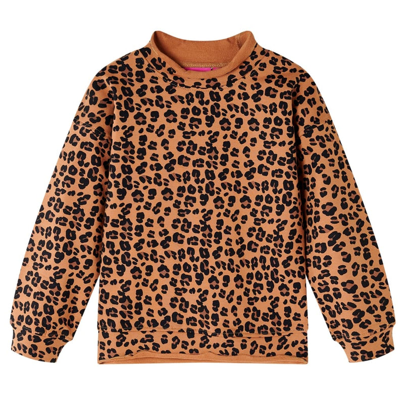 Kinder-Sweatshirt Heller Cognac 92