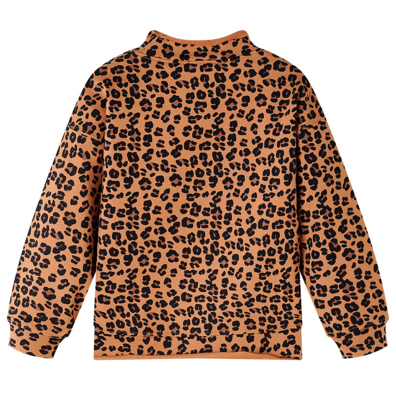 Kinder-Sweatshirt Heller Cognac 128