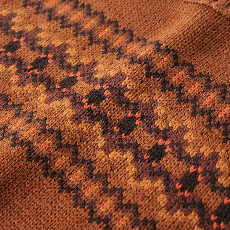 Kinderpullover Gestrickt Cognac 92