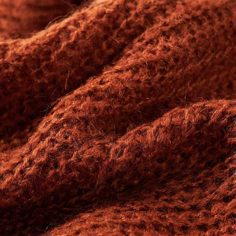 Kinder-Pulloverweste Gestrickt Cognac 104