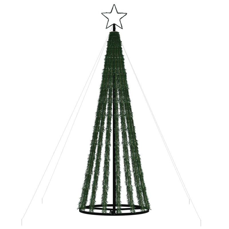 Weihnachtsbaum Kegelform 275 LEDs Warmweiß 180 cm