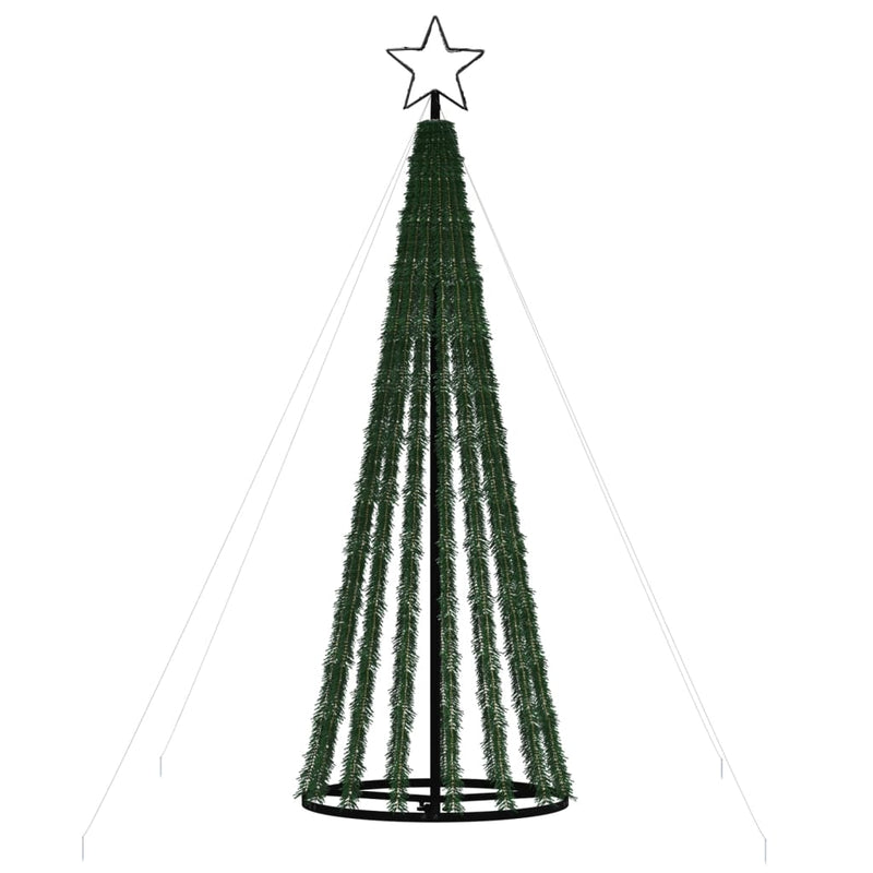 Weihnachtsbaum Kegelform 275 LEDs Kaltweiß 180 cm