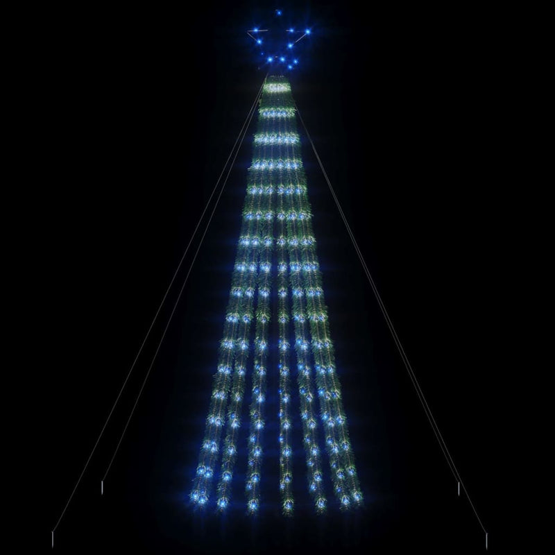 Weihnachtsbaum Kegelform 275 LEDs Blau 180 cm