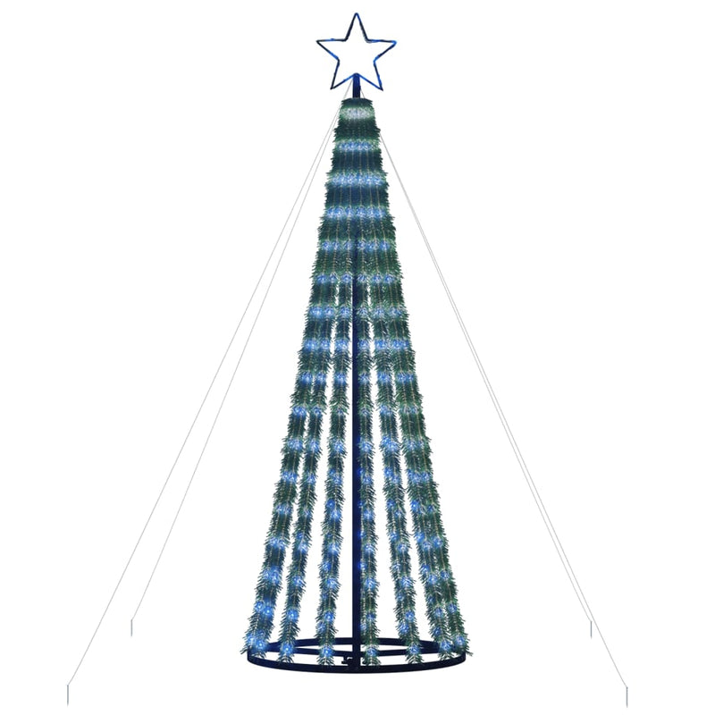 Weihnachtsbaum Kegelform 275 LEDs Blau 180 cm