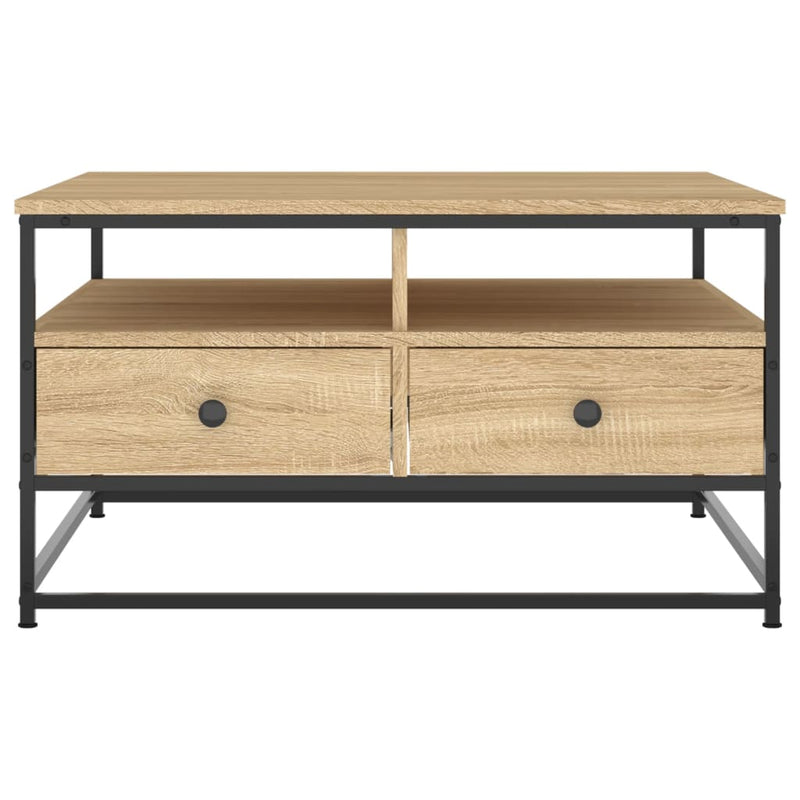 Couchtisch Sonoma-Eiche 80x80x45 cm Holzwerkstoff