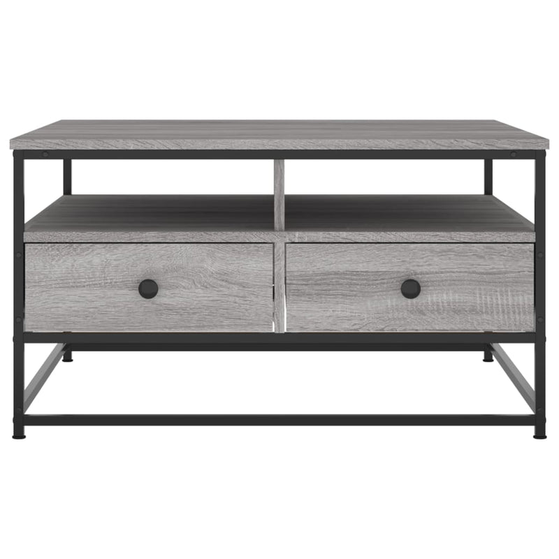 Couchtisch Grau Sonoma 80x80x45 cm Holzwerkstoff