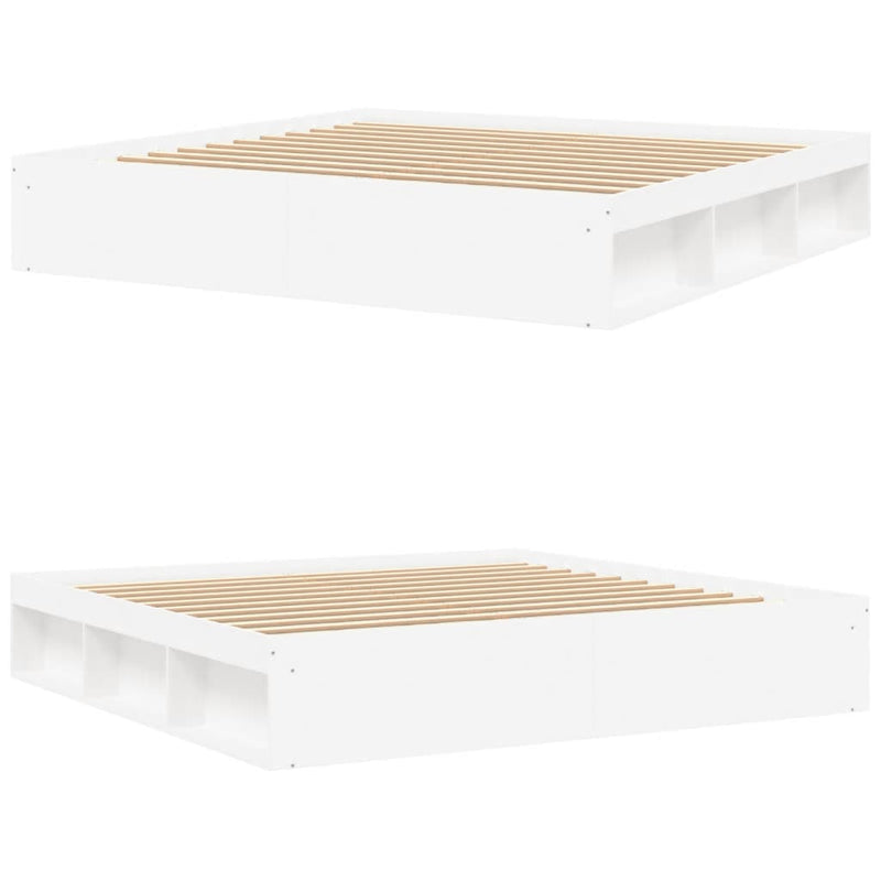 Bettgestell Weiß 200x200 cm