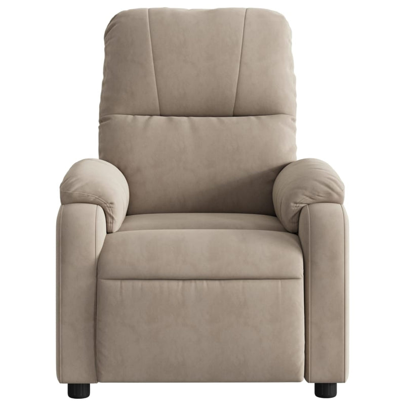 Relaxsessel Taupe Mikrofasergewebe