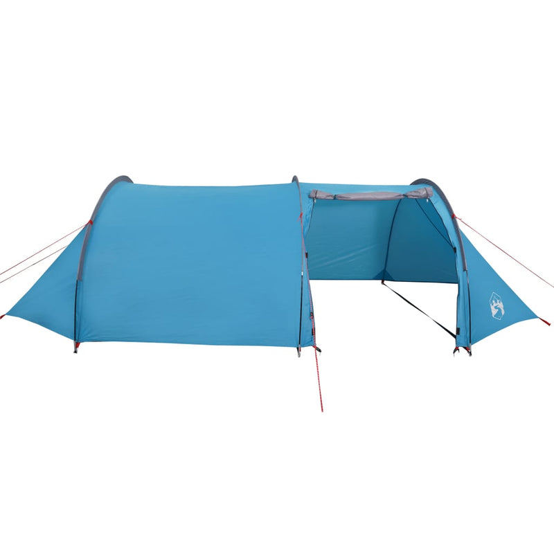 Campingzelt 4 Personen Blau 405x170x106 cm 185T Taft