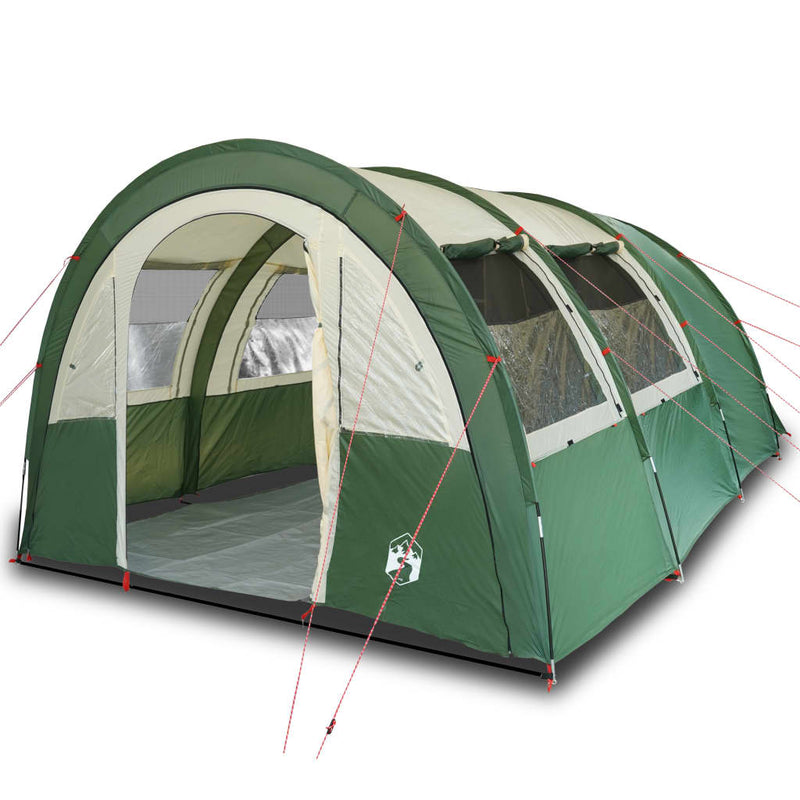 Campingzelt 4 Personen Grün 483x340x193 cm 185T Taft