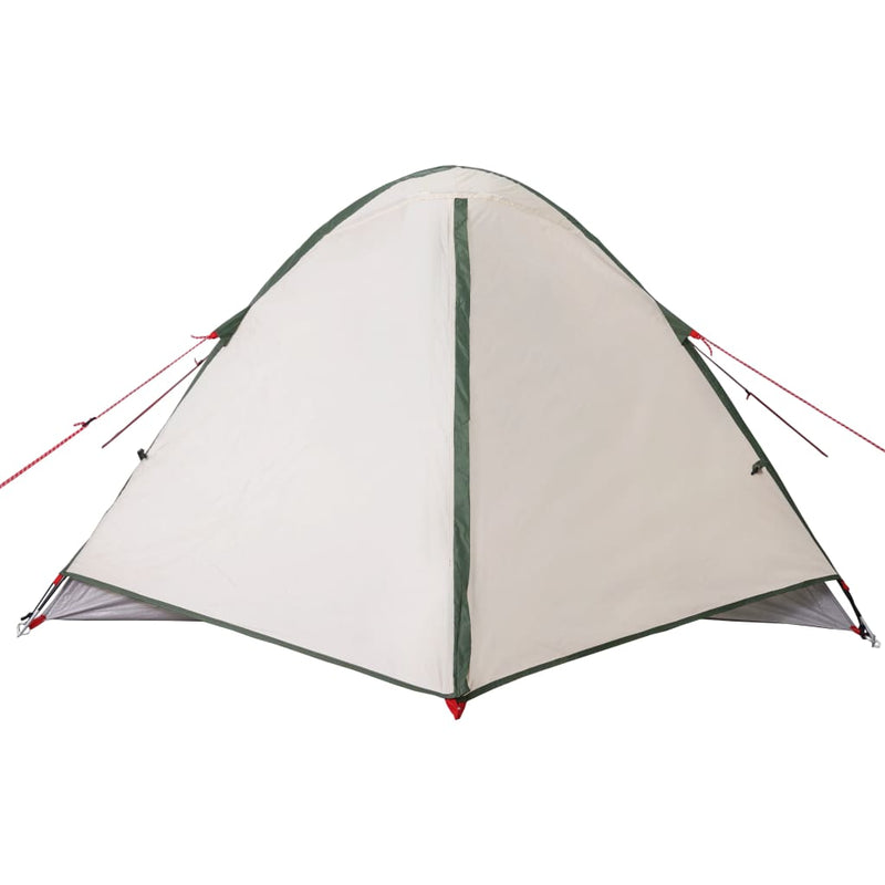 Campingzelt 3 Personen Grün 240x217x120 cm 190T Taft