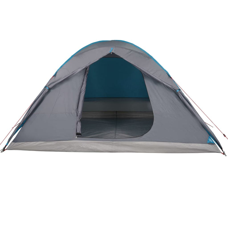 Campingzelt 6 Personen Blau 348x340x190 cm 190T Taft