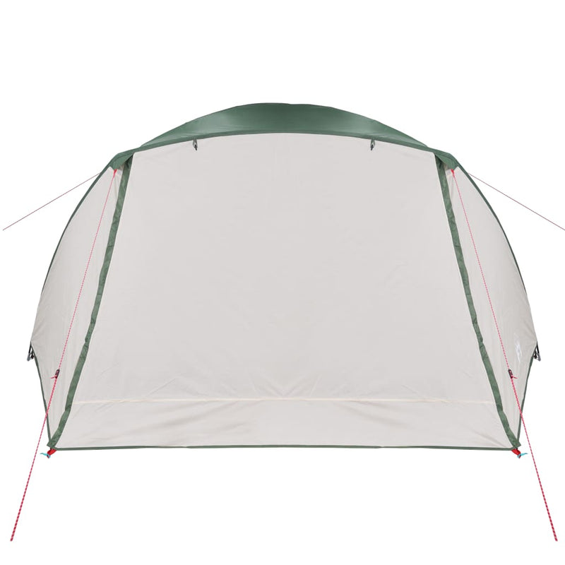 Campingzelt 4 Personen Grün 350x280x155 cm 190T Taft