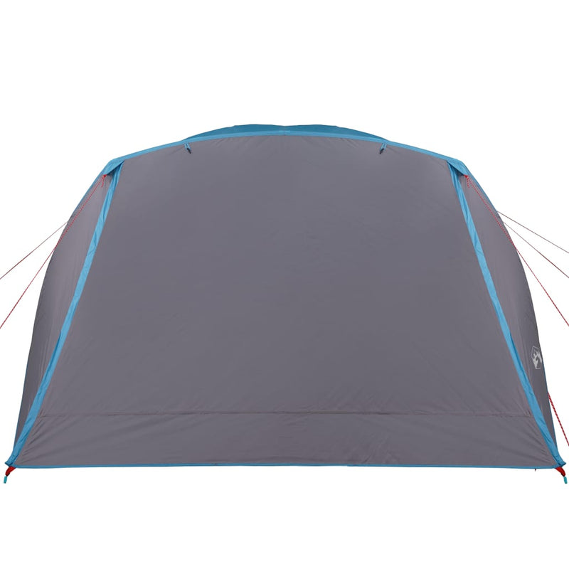 Campingzelt 4 Personen Blau 350x280x155 cm 190T Taft