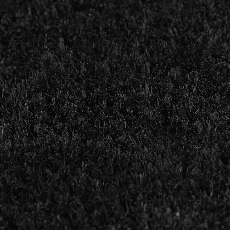 Fußmatte Schwarz 100x200 cm Kokosfaser Getuftet