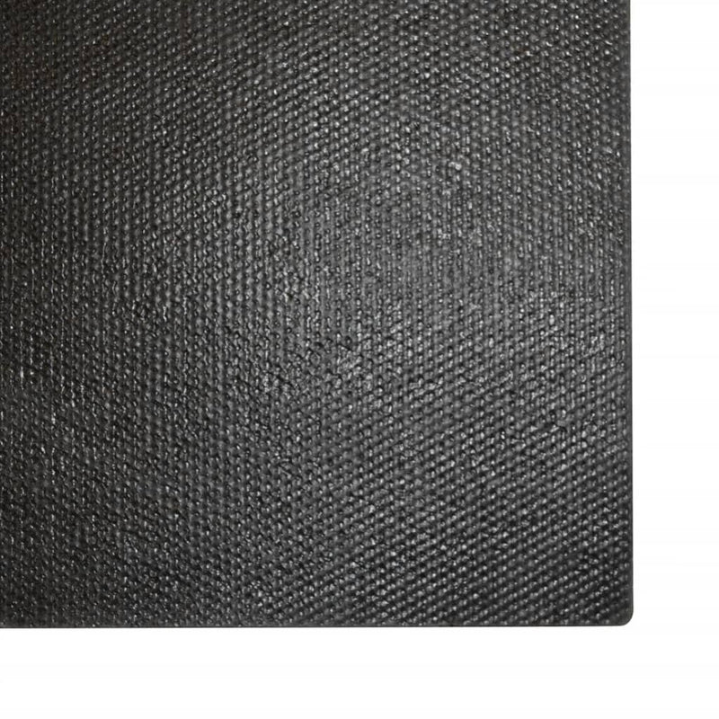 Fußmatte Schwarz 100x200 cm Kokosfaser Getuftet
