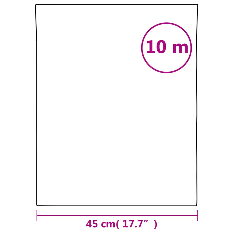 Fensterfolie Matt Weiß 45x1000 cm PVC