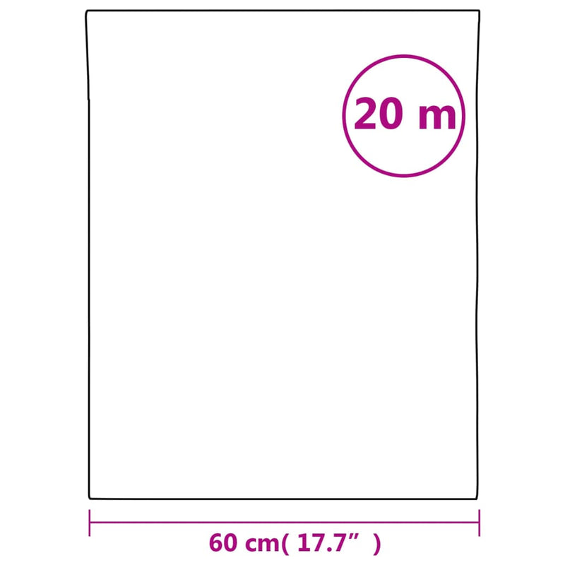 Fensterfolie Matt Weiß 60x2000 cm PVC