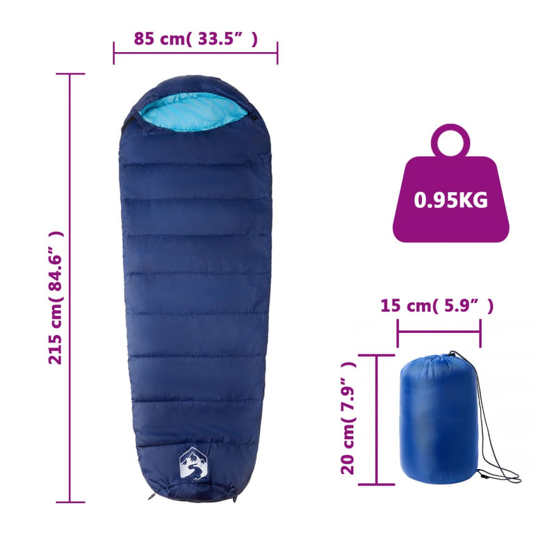 Mumienschlafsack für Erwachsene Camping 3 Jahreszeiten
