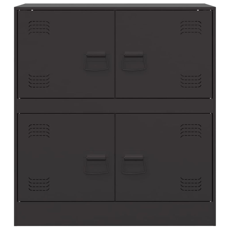 Sideboard Schwarz 67x39x73 cm Stahl