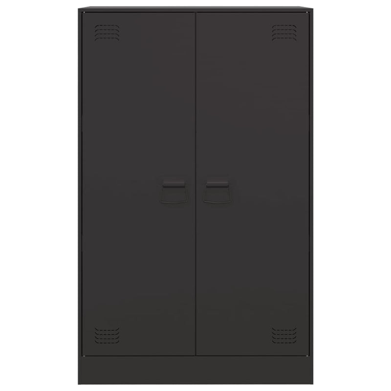 Sideboard Schwarz 67x39x107 cm Stahl