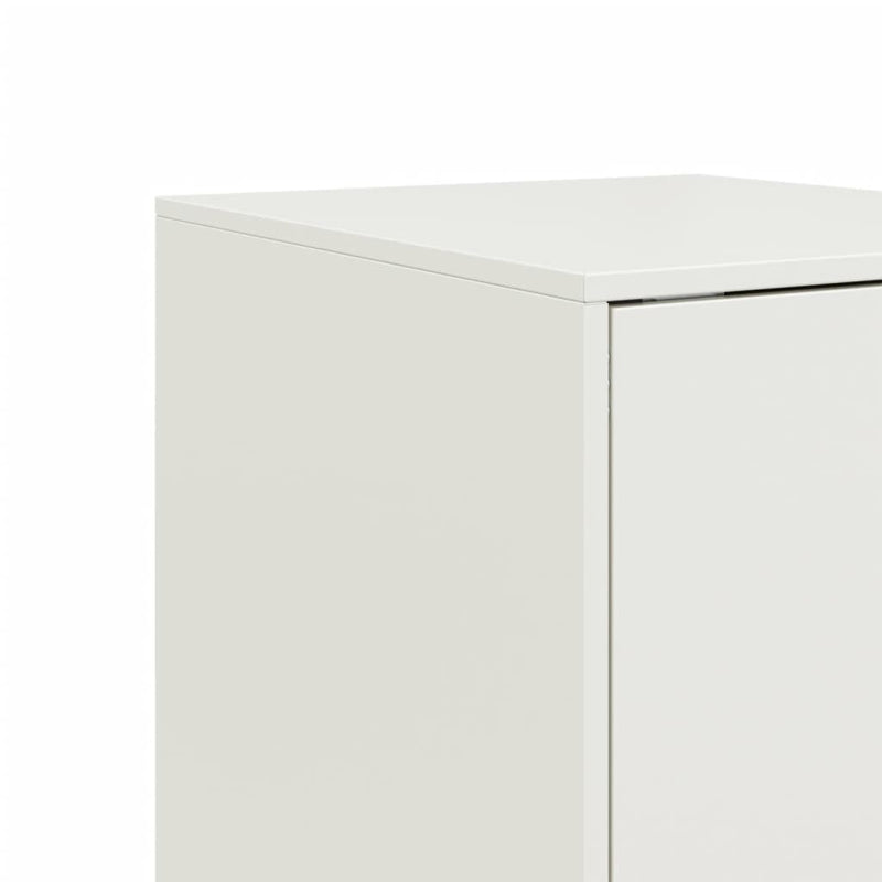 Sideboard Weiß 34,5x39x107 cm Stahl