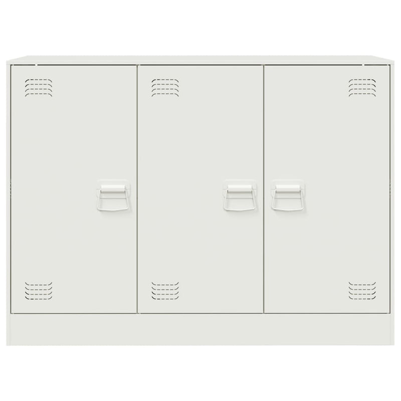 Sideboard Weiß 99x39x73 cm Stahl