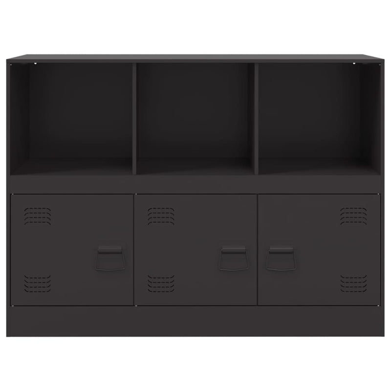 Sideboard Schwarz 99x39x73 cm Stahl