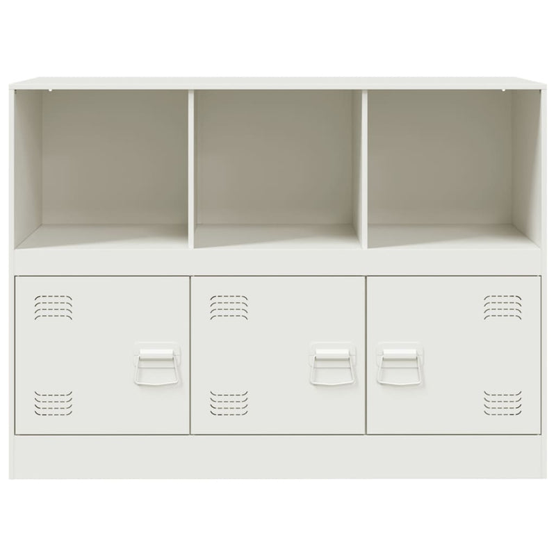 Sideboard Weiß 99x39x73 cm Stahl