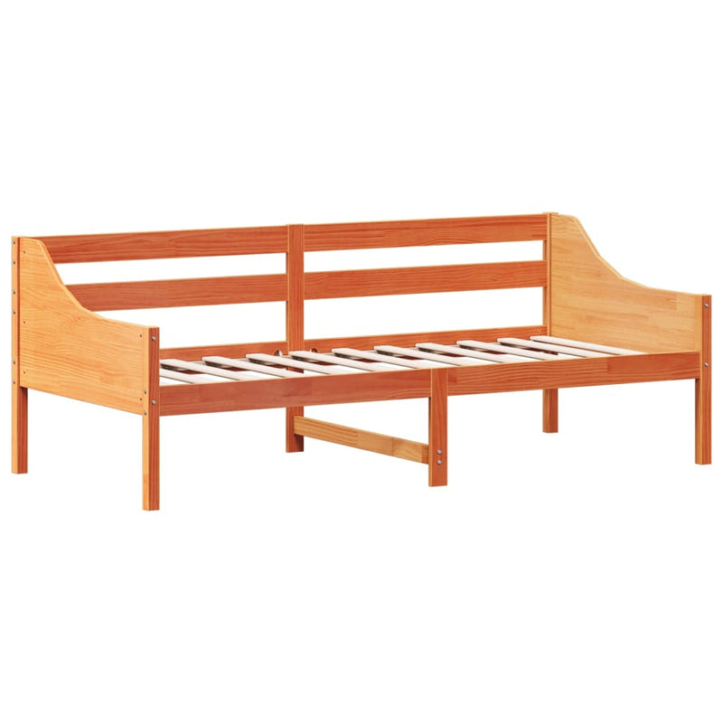 Tagesbett Wachsbraun 80x200 cm Massivholz Kiefer