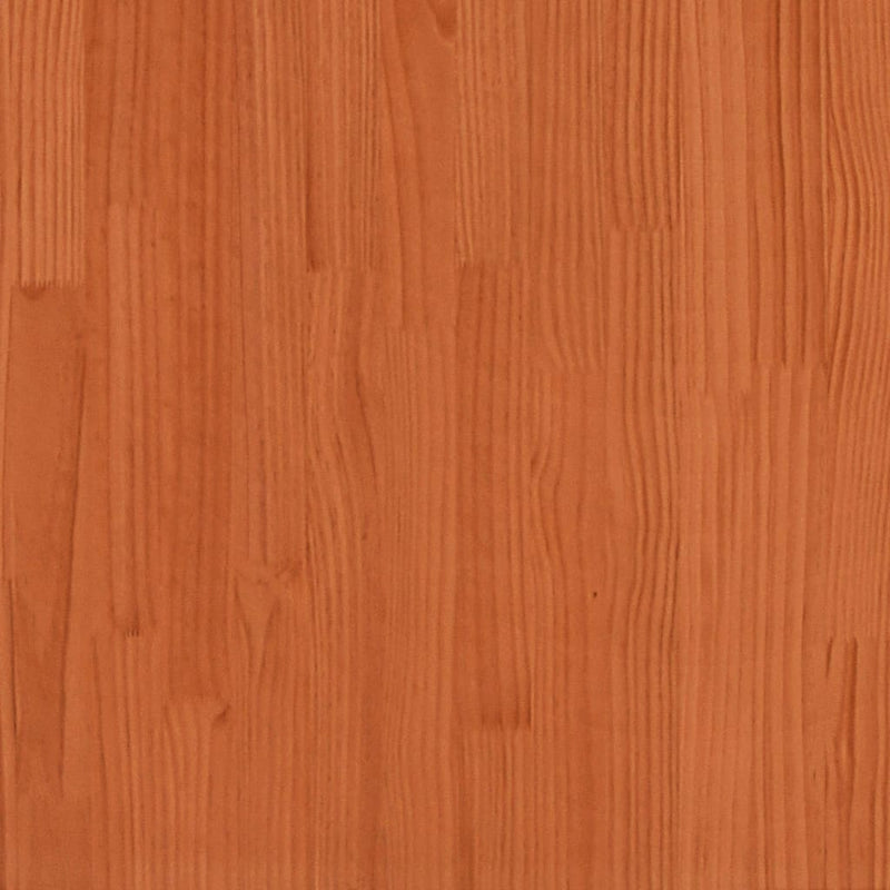 Tagesbett Wachsbraun 80x200 cm Massivholz Kiefer