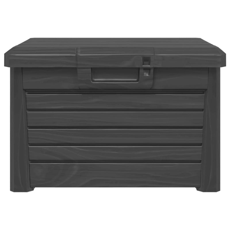 Outdoor-Kissenbox Anthrazit 73x50,5x46,5 cm Polypropylen