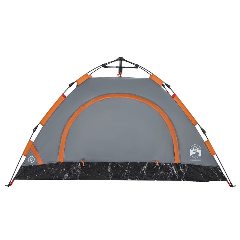 Campingzelt 2 Personen Grau Quick Release