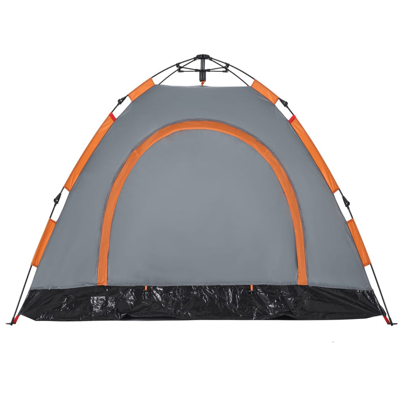 Campingzelt 3 Personen Orange Quick Release