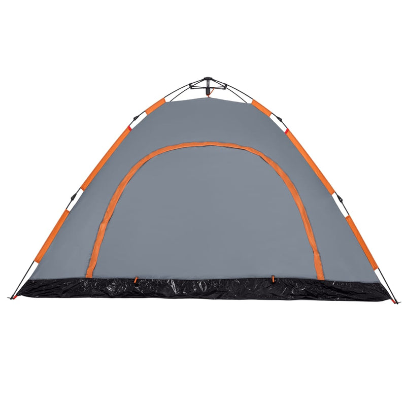 Campingzelt 5 Personen Grau Quick Release