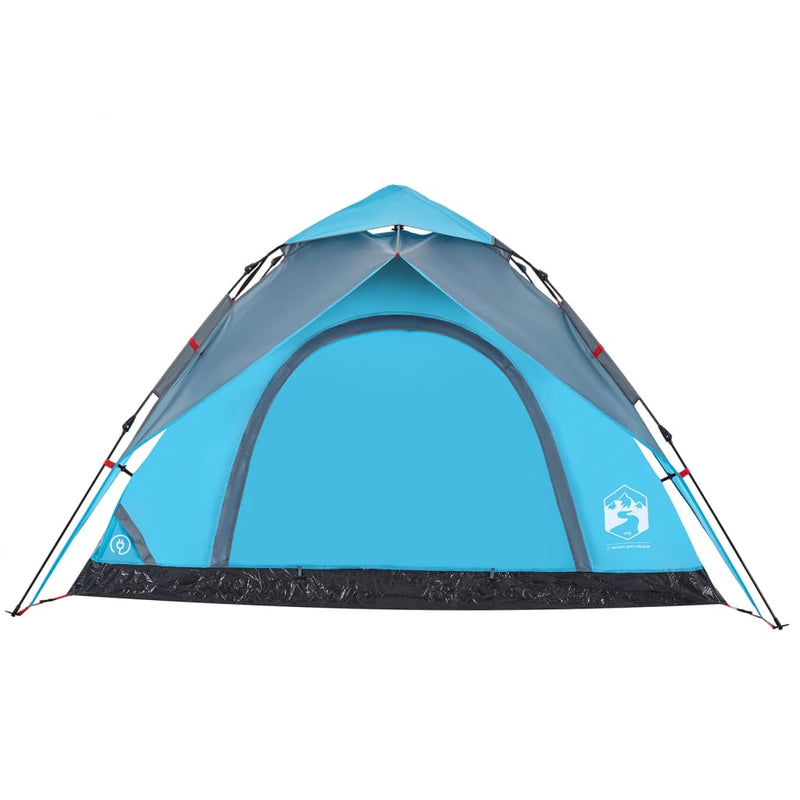 Kuppel-Campingzelt 5 Personen Blau Quick Release