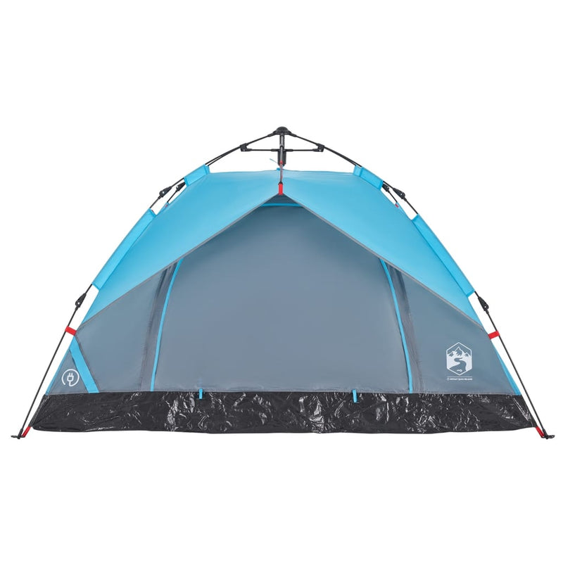 Kuppel-Campingzelt 2 Personen Blau Quick Release