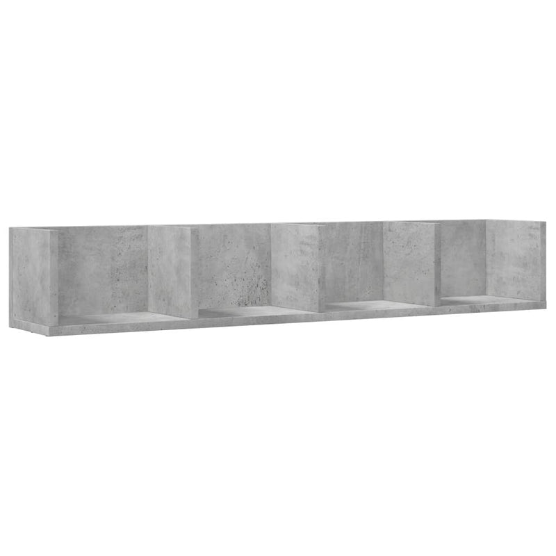 Wandschrank Betongrau 99x18x16,5 cm Holzwerkstoff