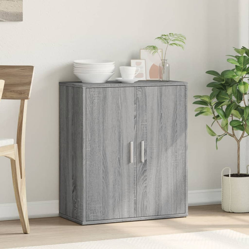 Sideboard Grau Sonoma-Eiche 60x31x70 cm Holzwerkstoff